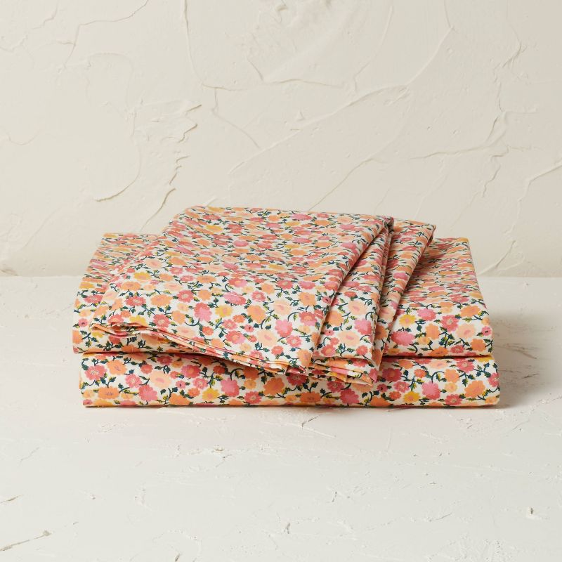 Printed Cotton Percale Sheet Set - Opalhouse™ designed with Jungalow™, 1 of 10
