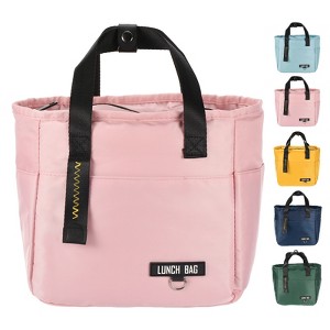 Unique Bargains Insulated Leakproof Thermal Zipper Portable Lunch Bag - 1 of 4