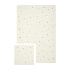 3 Sprouts Baby & Kids Foam Play Mat - Blueberry Ivory - 1 of 4