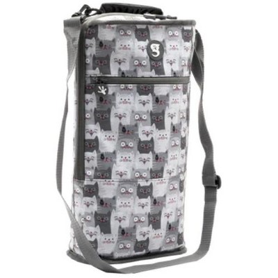 Geckobrands Verticool 9 Can Cooler, White/Black