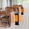 Tangkula 1200W Freestanding Double-Sided Patio Heater Automatic Shut-Off with Handle - 3 of 4