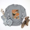Simply Sage Market Chicken Boho Floral Garment Dyed Long Sleeve - 3 of 4