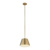 Lilly Modern Pendant Light - 12" Steel Shade, Dimmable, 1 Bulb, Chic Design for Home - 4 of 4