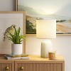 Fluted Ceramic Mini Table Lamp - Threshold™ - image 3 of 4
