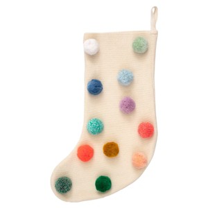 Meri Meri Pom Pom Stocking (Pack of 1) - 1 of 3