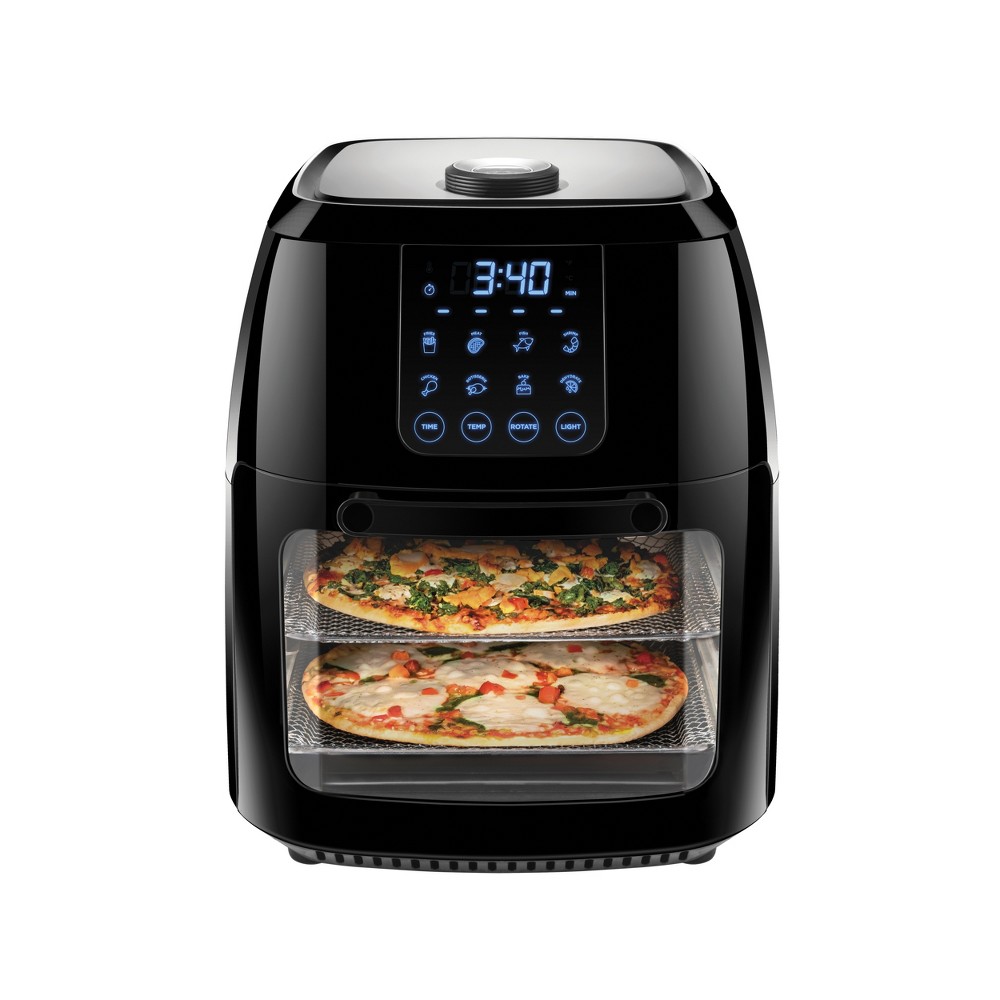 Chefman 6.3qt Rotisserie Air Fryer, Black