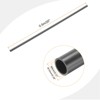 Unique Bargains High Impact Water Plumb Cable Sleeve PVC Rigid Round Pipes 20" Length - 2 of 4