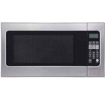 Impecca 2.2 Cu Ft Countertop Microwave, 1200 Watts - Stainless Steel
