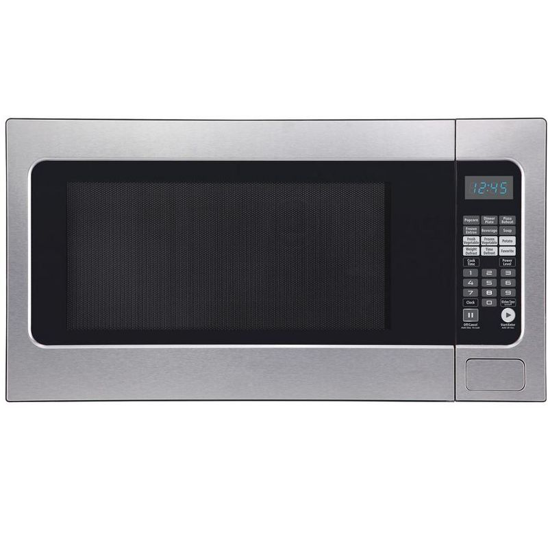 Impecca 2.2 Cu Ft Countertop Microwave, 1200 Watts - Stainless Steel, 1 of 6