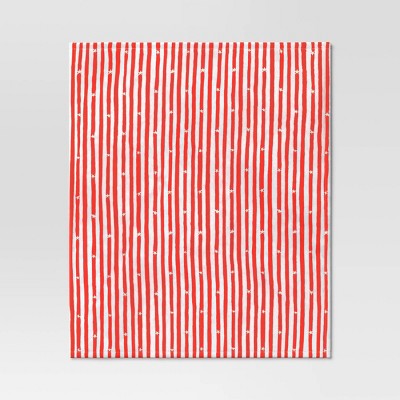 Star Striped Printed Plush Throw Blanket Red/White - Sun Squad&#8482;_2