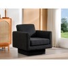 NicBex Teddy Velvet Swivel Accent Chair,Upholstered Swivel Living Room Chairs with Curved Armrest,Cozy Armchair,Accent Chairs for Living Room - 2 of 4