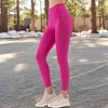 Anna-Kaci Active Women's High Waist Ribbed Texture Seamless Leggings - 3 of 4