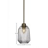 Toltec Lighting Rocklin 1 - Light Pendant in  New Aged Brass with 6.25" Smoke Shade - 2 of 2