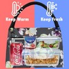 OPUX Lunch Box Women, Insulated Bag Girls School Kids Teen, Cute Small Soft Cooler Tote Adult Work Office, Reusable Medium Purse Pail - 2 of 4