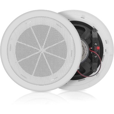 In-Wall Ceiling Speaker System for Home Audio with 120 Watt MAX Power, Enclosed Housing, Easy Installation