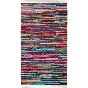 Rag Rug RAR128 Hand Woven Indoor Rugs - Safavieh - 1 of 4