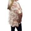 Women's Aztec Cowlneck Sweater - honeyme - 2 of 2