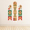 Big Dot of Happiness Gingerbread Christmas - Hanging Vertical Paper Door Banners - Gingerbread Man Holiday Party Wall Decor Kit - Indoor Door Decor - 3 of 4