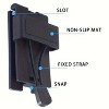 Nakedcellphone Adapter Bracket for Molle Vest PALS Bag or 2"Duty Belt for Radio Clip / Walkie Talkie / Body Cam, etc - Black - 2 of 4