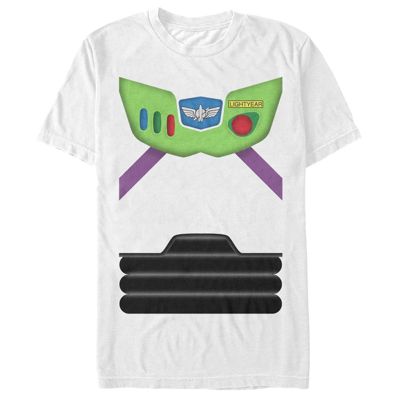 Men's Toy Story Buzz Lightyear Costume Tee T-Shirt, 1 of 6