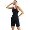 DOMETOUR Sport Sleeveless Slim Fit Jumpsuits for Women Tummy Control - 4 of 4