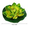 Unique Bargains Artificial Lotus Flower for Garden Ponds Pool Decor 1pcs - image 4 of 4