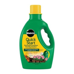 Miracle-Gro 4-12-4 Quick Start Planting and Transplant Starting Solution, 48oz - 1 of 4