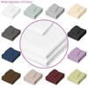 Saloniture 3-Piece Microfiber Massage Table Sheet Set, Includes Flat and Fitted Sheets with Face Cradle Cover - 4 of 4