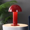 JONATHAN Y Boletus 10.75" Bohemian Rechargeable/Cordless Iron Integrated (Includes LED Light Bulb) Mushroom Table Lamp - 2 of 4