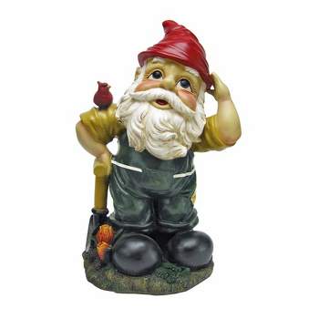 Design Toscano Edison With The Lighted Lantern Garden Gnome Statue : Target