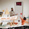 AND1 Over the Door Mini Basketball Hoop: 18x12 Shatterproof Backboard, 2 Mini Basketballs, and Hand Pump Included - Ultimate Indoor Accessory - 2 of 4