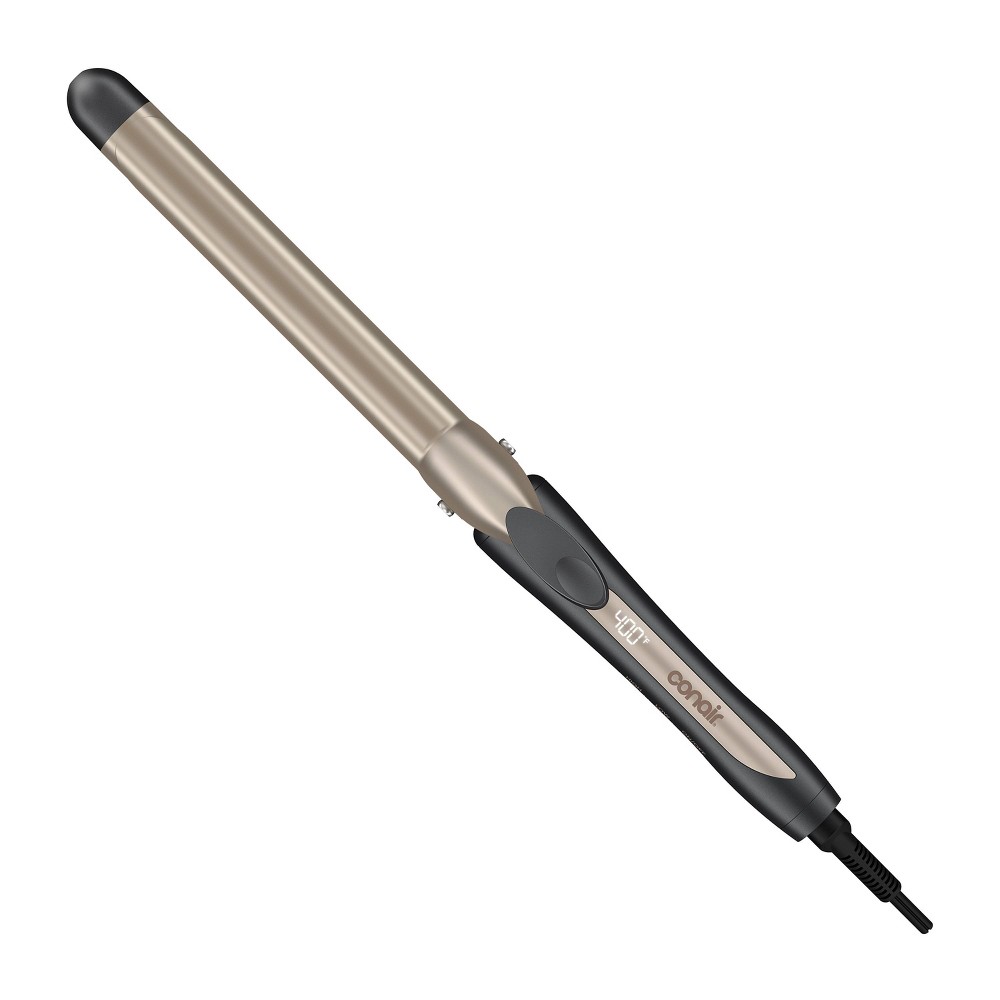 INFINITI PRO CONAIR 1" XL Gloss-Glazed Curling Iron: Metal, Plastic, All Hair Types, 60 Second Heating Time