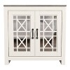 30.2 in. H x 30.9 in. W Wood Shoe Cabinet - 2 of 4