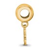 Black Bow Jewelry 14k Yellow Gold Plated Sterling Silver Georgia Tech Yellow Jackets NCAA Bead Charm - 2 of 4
