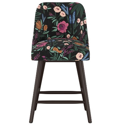 27" Geller Counter Height Barstool Dark Floral Print - Project 62™