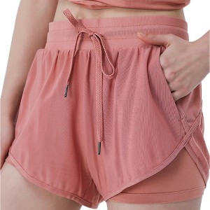 Anna-Kaci Active Women's Yoga Running Sports Workout Gym Athletic Shorts with Pockets - 1 of 3