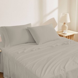 Organic Cotton Deep Pocket Percale Sheet Set - Purity Home - 1 of 4