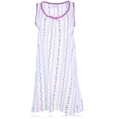 JEFFRICO Womens Sleeveless Nightgowns Sleepwear Soft Pajama Dress Nightshirts