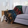 Warner Bros. Harry Potter Houses Sweater Silk Touch Throw Blanket 50x60 Inches - 2 of 4