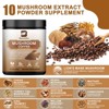 B Beworth Organic Instant Mushroom Coffee Powder - with Reishi, Cordyceps, Lion's Mane, Chaga - for Energy & Immunity Support, 250g - 3 of 4