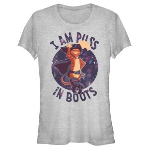 Juniors Womens Puss in Boots: The Last Wish I Am Puss in Boots T-Shirt - 1 of 4