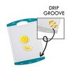 SharpChef 11.5" x 8" Reversible Durable Kitchen Cutting Board, Non-Slip Rubber Chopping, Juice Grooves, Dishwasher Safe, Easy Grip Handles, BPA-Free - 3 of 4