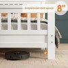 CSBDHome Solid Wood Platform Bed with Wood Slats, No Box Spring Needed - 4 of 4
