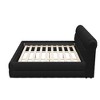 GDFStudio Salome King Size Upholstered Platform Bed with Headboard and Berber Fleece Frame - 4 of 4