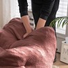 CENGHU Bean Bag Chair Foam Filling Bean Bag for Adults Soft Teddy Fabric Tufted Lazy Sofa for Living room Bedroom - 4 of 4
