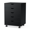MAYEERTY File Cabinet - 5-Drawer Mobile Storage with Wheels - 4 of 4