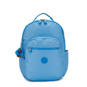 Kipling Seoul Extra Large Metallic 17" Laptop Backpack Polished Gr Bl - 1 of 4