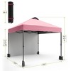 10x10 Pop Up Canopy with Sidewalls for Outdoor, Portable Outdoor Canopy with One Push Setup, Easy Set-Up Waterproof Pop Up Tent for Outdoor Party - 4 of 4
