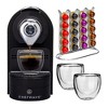 ChefWave Mini Espresso Machine (Black) with Coffee Capsules and Holder Bundle - image 3 of 3