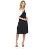 Rekucci Women's Stretch Knit Jersey Bolero Shrug with Ruched Sleeves - 4 of 4